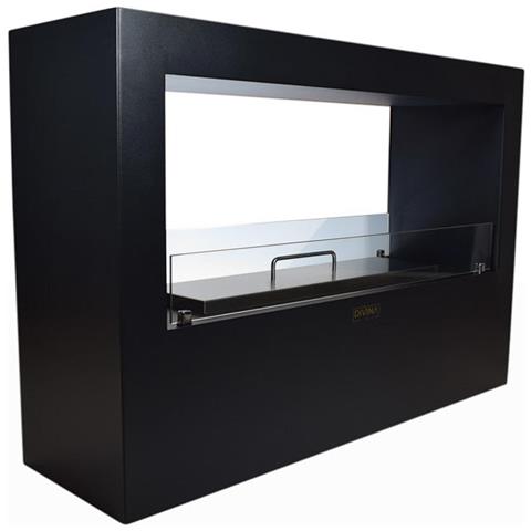 Camino A Bioetanolo Da Terra Per Interno Esterno Giotto S Nero 100x30x70 - Foto 5