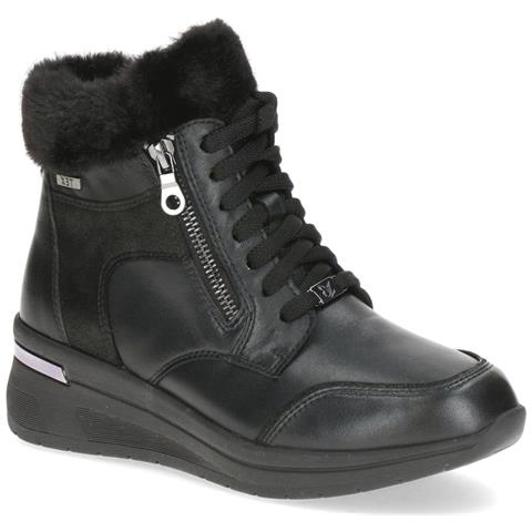Black Casual Closed Booties Stivaletti Pelle Scarpe Donna Nero Eu 36, 9-26105-43-019 - Foto 1