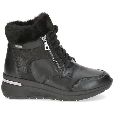 Black Casual Closed Booties Stivaletti Pelle Scarpe Donna Nero Eu 36, 9-26105-43-019 - Foto 2