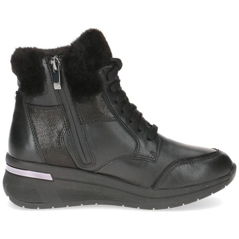 Black Casual Closed Booties Stivaletti Pelle Scarpe Donna Nero Eu 36, 9-26105-43-019 - Foto 3