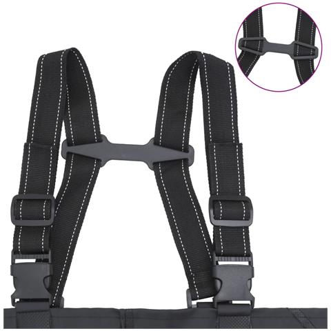 Wader con Stivali e Cintura Nero Taglia 40 - Foto 2