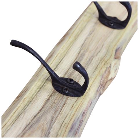 Maddox - Appendiabiti In Legno Di Teak - Foto 4