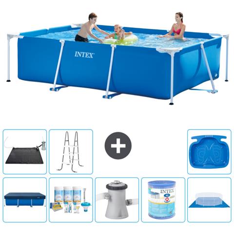Piscina Fuori Terra - Rettangolo - 300x200x75 Cm - Blu - Include Accessori Coordinati A201 - Foto 1