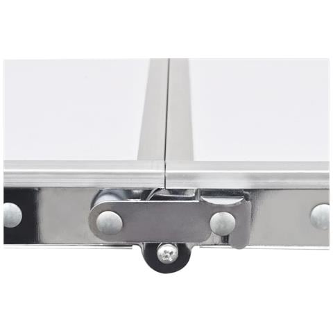 Lusso Casadino -  Set Tavolo Da Campeggio Pieghevole 6 Sedie Regolabili 180x60 Cm - Foto 1