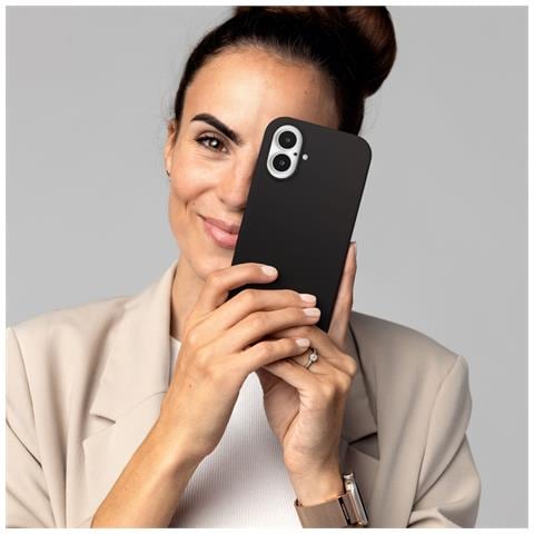 Soft Silicone Case custodia per cellulare 15,5 cm (6.1") Cover Nero - Foto 2