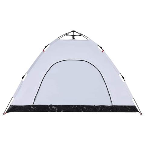 Tenda 4 Persone Bianca in Tessuto Oscurante a Rilascio Rapido - Foto 8