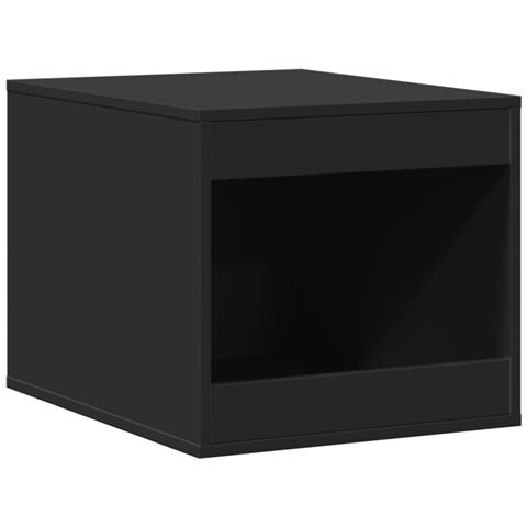 Recinto per Lettiera per Gatti Nero 47x59x42 cm in Truciolato - Foto 1