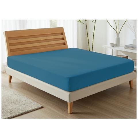 Lenzuola Sotto Con Angoli No Stiro In Tinta Unita Modello Francesca 1 Piazza Petrolio - Foto 1