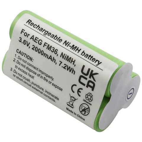 Batteria Per Aspirapolvere Aeg Fm36 Nimh 3.6v 2000mah 7.2wh - Foto 1