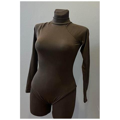 Body Da Donna Nero Confortevole In Nylon E Spandex, Taglia S - Foto 2