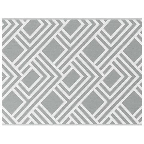 Tappeto da esterno ARAKIL Grigio 300 x 400 cm PP - Foto 1