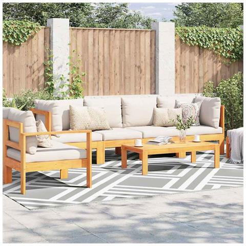 Tappeto da esterno ARAKIL Grigio 300 x 400 cm PP - Foto 2