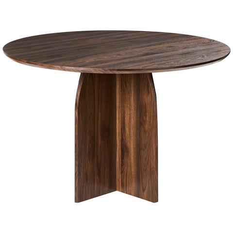 Tavolo Da Pranzo Yarra Marrone Scuro 120 Cm 120 Cm - Foto 2