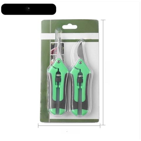 Set Di 2 Cesoie Da Potatura Multifunzionali Da Giardino - Lega E Tpr Green - Foto 1