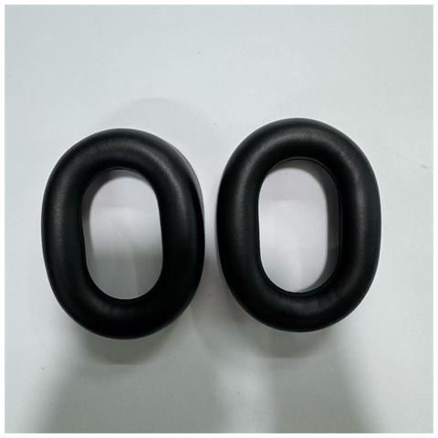 Cuscinetti Auricolari Di Ricambio Per Poly Voyager Surround 80 Uc - Confezione Da 2, Pelle Proteica, Nero - Foto 2