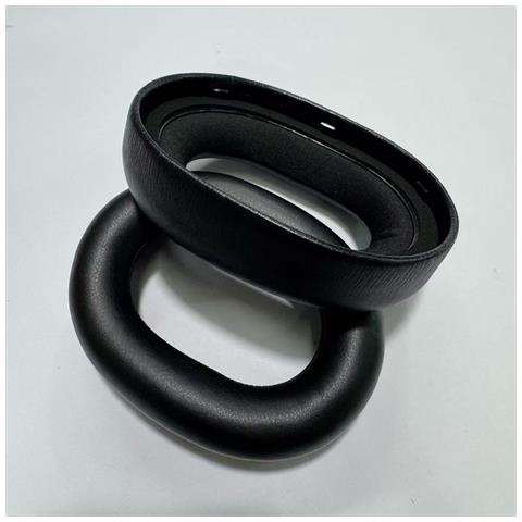 Cuscinetti Auricolari Di Ricambio Per Poly Voyager Surround 80 Uc - Confezione Da 2, Pelle Proteica, Nero - Foto 4