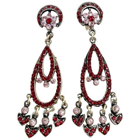 Ciondolo Lungo Multicristallo Sw E Argento 925 10µ T4 - Foto 1