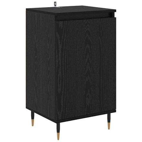 Credenza 2 pcs Rovere Nero 40 x 35 x 70 cm - Foto 1