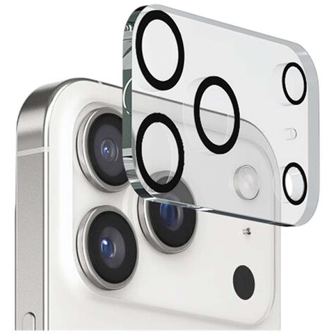 Vetro Protettivo Per Obiettivo Fotocamera Per Iphone 17 Pro Max Durezza 9h, Trasparente - Foto 2