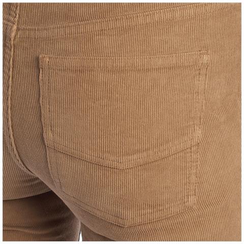 Pantaloni In Velluto A Coste Slim Fit Da Donna Wkcs0104f - Foto 2