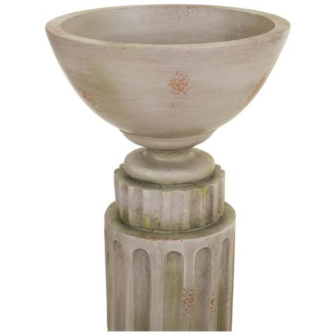 Fioriera A Colonna In Magnesio 42x42x104h - Foto 2