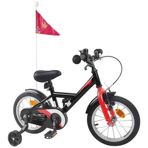 Bicicletta per Bambini 16 Pollici per bambini di 4-6 anni Nero - Foto 2