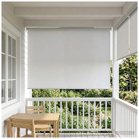 Voletta a rullo con protezione UV Bianco 160 x 230 cm - Foto 2
