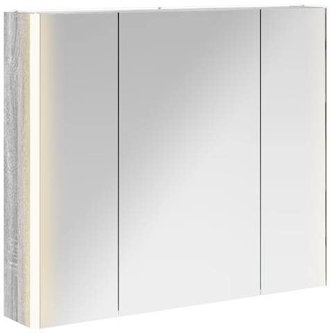 Mobiletto per specchio da bagno Grigio Sonoma - Foto 1