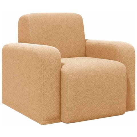 Poltrona Beige Bouclé - Foto 1