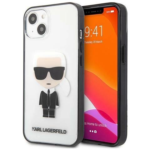 Karl Lagerfeld Klhcp13shikck Iphone 13 Mini 5,4 Trasparente Ikonik Karl - Foto 7
