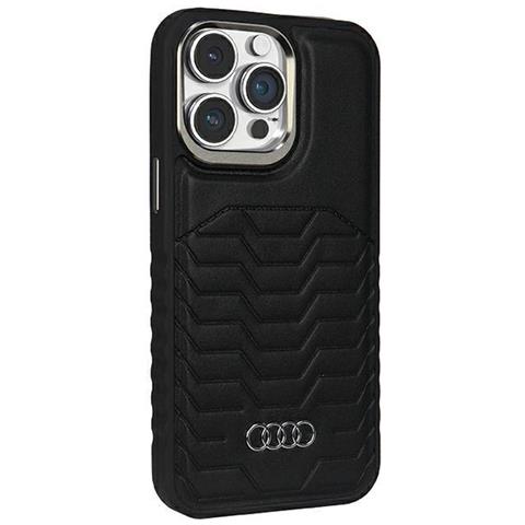 Custodia In Pelle Sintetica Audi Con Magsafe, Per Iphone 15 Pro Max - Nera - Foto 1