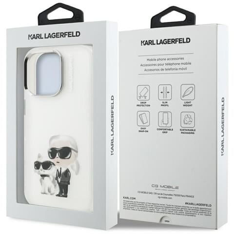 Custodia Bianca Per Iphone 16 Pro Max Karl Lagerfeld - Foto 1