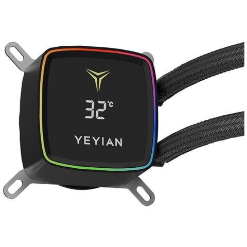 Sistema di raffreddamento a liquido AIO da 360 mm, 3 ventole Prism 7 ARGB PWM da 120 mm, 1800 RPM, display digitale, USB 2.0. - Foto 3