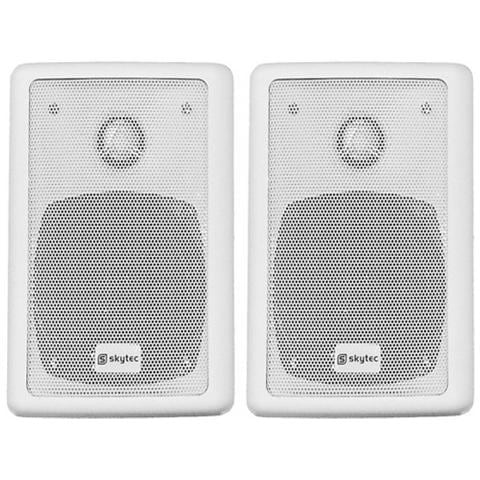 Coppia Casse passive bianche da parete muro soffitto con staffe 150W - Foto 2