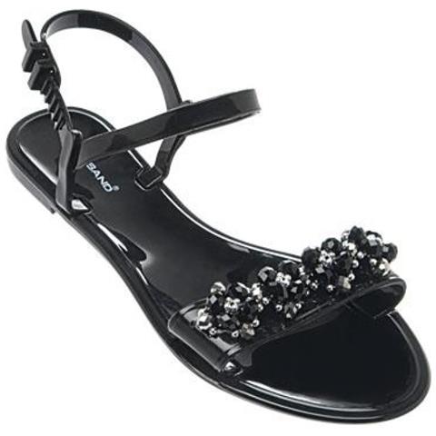 Sandali Donna Fiore 38 Nero - Foto 1