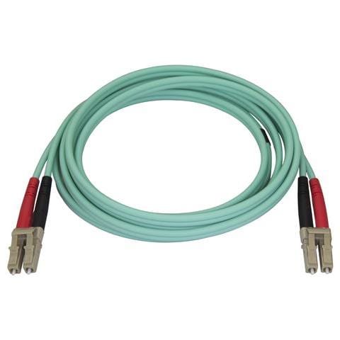Cavo in Fibra Ottica Multimodale Duplex OM4 LC / LC - 100 Gb - 50/125 - LSZH - Turchese da 2m - Foto 2