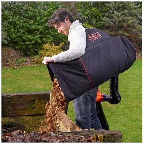 GWBP1 Sacchetto per raccolta da zaino Nero, Arancione 72 L - Foto 2