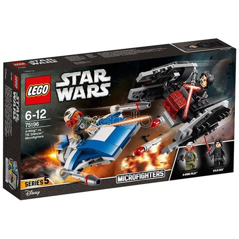 75196 A-Wing contro Microfighter TIE Silencer - Foto 8