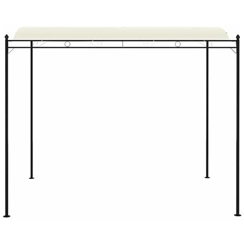 Gazebo in Tessuto Bianco Crema - Foto 2