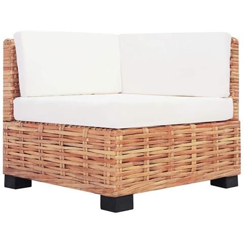 Set Divano 18 pz in Rattan Naturale - Foto 2