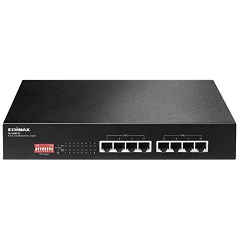 ES-1008P V2 Switch di Rete Fast Ethernet (10/100) Nero Supporto Power Over Ethernet (Poe) - Foto 7