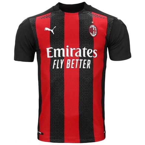 Maillot AC Milan Junior – Réplique PUMA, Taille L (jeune), Noir/rouge