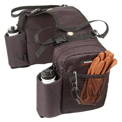 Borsa Da Sella Per Portaborraccia In Nylon Resistente 1 Nero - Foto 1