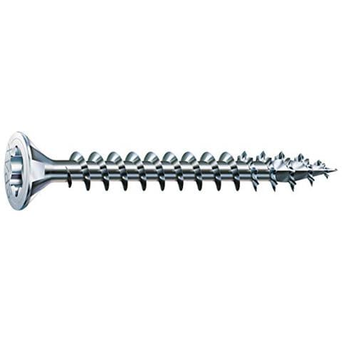 Vite Universali Della Truffa Testa Svasata T-star Plus, 4tagliare, Filettatura Piena, Bianco Zincato, 5,0 X 80 Mm, 200 Pezzi - Foto 1
