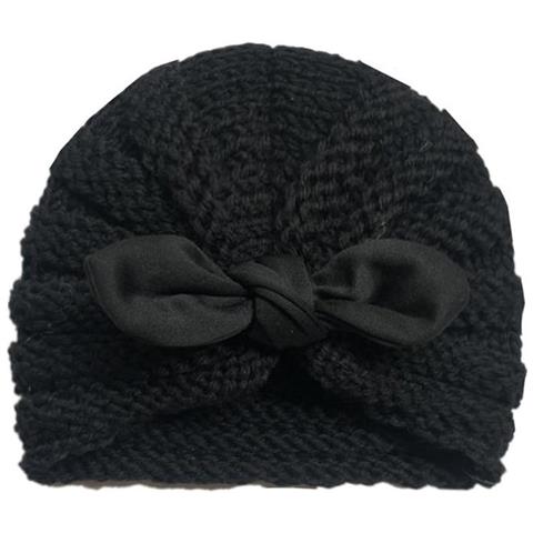 SLOWMOOSE - Berretto Invernale Lavorato A Maglia Per Bambina, Berretto  Color Caramella Berretto Enfant Cappellino Turbante Per Bambini Accessori [  nero Con Le Orecchie] - ePRICE