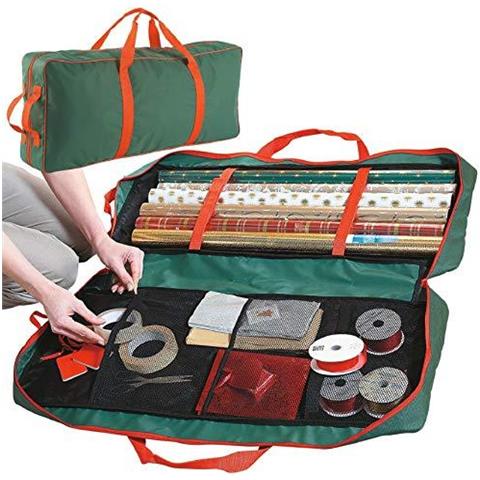 Ram Natale Carta Da Regalo Bagagli Sacco Di Tela Regalo Wrap Bagagli - Foto 1