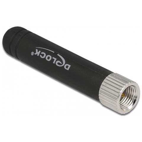 ISM 433 MHz Antenna SMA maschio SMA -0,5 dBi omnidirezionale flessibile nera - Foto 2