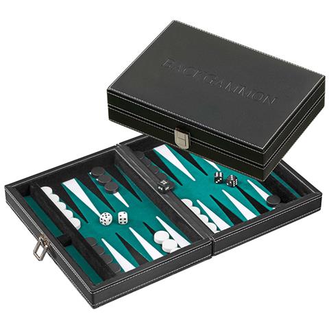 Backgammon Tinos Piccolo Verde 23x16,5cm - Foto 1