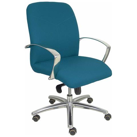 Poltrona Da Ufficio Caudete Bali429 Verde /blu - Foto 1
