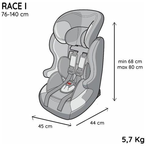 Seggiolino Auto Nania Race Rosso - Foto 2